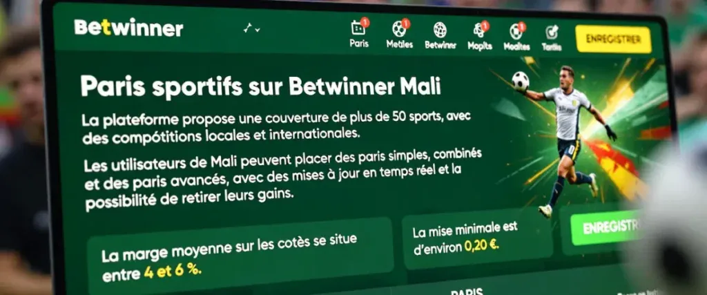 Betwinner Mali — paris sportifs et casino en FCFA